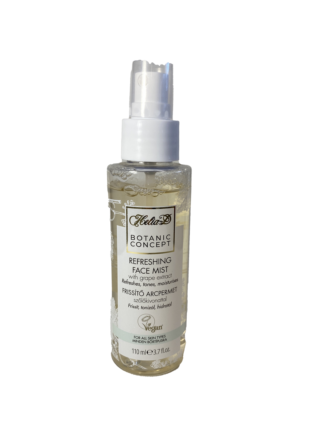 Refreshing Face Mist with grape extract (Refreshes, tones, moisturizes)